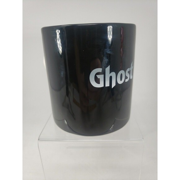 Ghost Face Coffee Mug Black White ICON of Halloween Bioworld 16 oz Scary Spooky - Picture 5 of 13